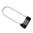 thumbnail image 3 of 5-Dial Combination Lock, Zinc Alloy U Shape Code Lock for Indoor and Outdoor Use, Cabinet Door Padlock, 3 of 7