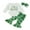 Green A, variant on My First St. Patricks Day Baby Girl Outfits 3 6 9 12 18 Months Clover Print Romper Flared Pants Headband 3Pcs Spring Clothes