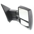 thumbnail image 3 of Towing Mirror Compatible With 2004-2014 Ford F-150 Right Passenger Side w/ Blind Spot Corner Glass Textured Black Kool-Vue, 3 of 7