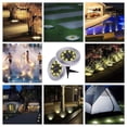thumbnail image 2 of Utoimkio Solar Ground Lights,16 LED Solar Garden Lights,Waterproof Outdoor Solar Disk Lights In-ground Outdoor Landscape Lights for Pathway Yard Walkway Patio Lawn Path, 2 of 3