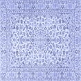 thumbnail image 1 of Ahgly Company Indoor Square Persian Blue Traditional Area Rugs, 4' Square, 1 of 4