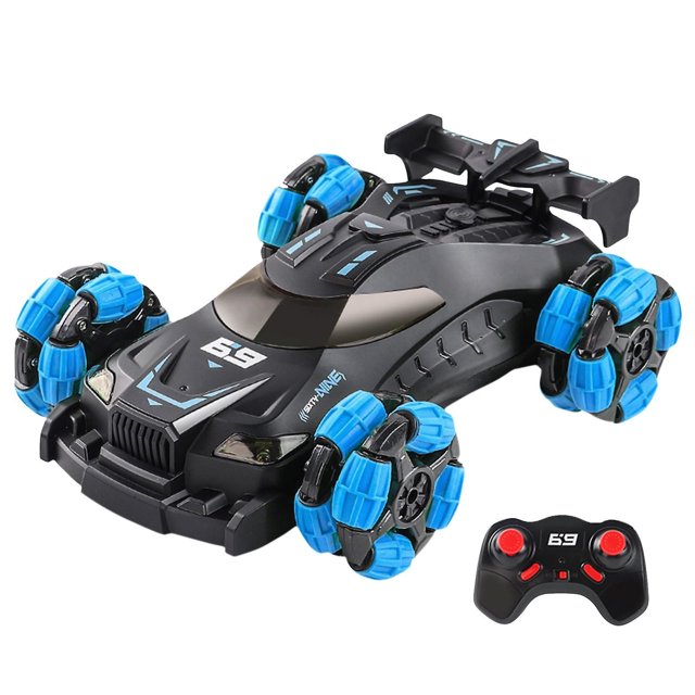 RC Car HUOGUO 4WD Drifting con aerosol ligero para música en aerosol para niño