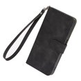 thumbnail image 5 of Funda de cuero para teléfono TCL 40 SE, soporte agradable a la piel para billetera con tapa para teléfono con correa para la muñeca, 5 of 5