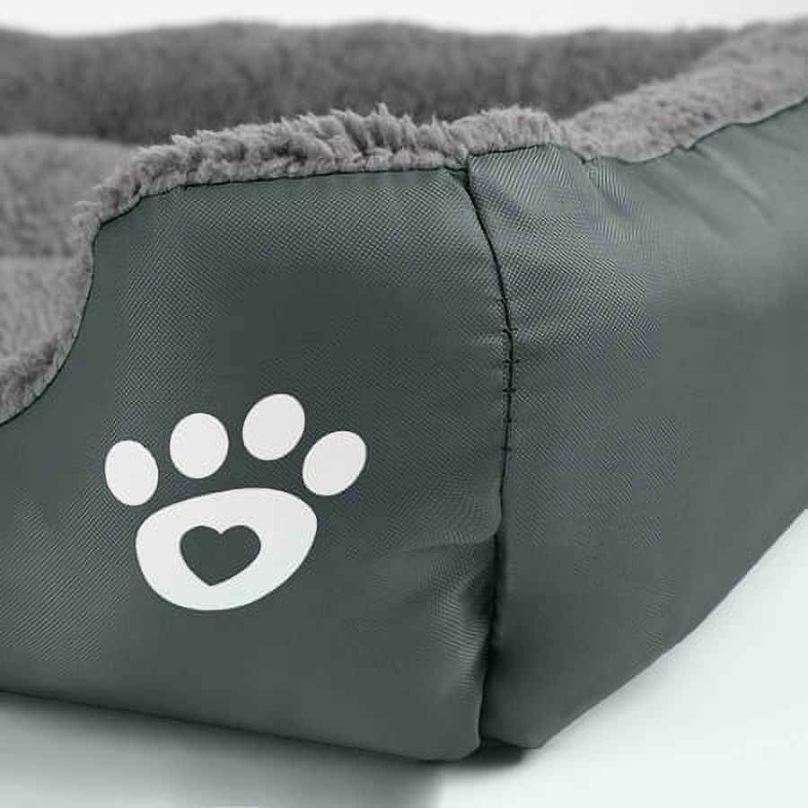 Rectangle Dog Bed for Large Medium Small Dogs Machine Washable Sleeping Dog Sofa Bed Non-Slip Bottom Breathable Soft Puppy Bed Durable Orthopedic Calming Pet, Multiple Size