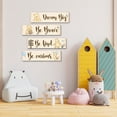 thumbnail image 4 of Decoración de Pared Winnie the Pooh 4 Piezas para Cuarto Infantil 30x8 cm, 4 of 6