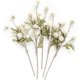 thumbnail image 1 of Flor artificial Pompon Mum, 5 mini crisantemos de seda sintética con tallos, flores artificiales de relleno para bodas, para ramos y centros de mesa., 1 of 4