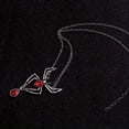 thumbnail image 5 of Collier Rétro Araignée d'Halloween avec Pendentif Rouge, Cadeaux de Vacances d'Halloween pour Filles, 5 of 5