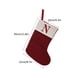 thumbnail image 3 of Calcetín navideño de punto | Medias navideñas con letras bordadas | Decoración para la repisa de la chimenea | Bolsa de regalo para dulces infantiles | Adorno navideño para el árbol, 3 of 3