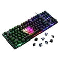 thumbnail image 4 of USB 87 Teclas Mecánico para Juegos PC Bandeja de Soporte de Inclinado para PC Gamers Office Working, 4 of 9