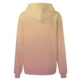 thumbnail image 4 of TRUBKH hoodies for women Fleece Sweatshirts womens long sleeve tops hoodie women pullover sweaters for women Sweatshirt With Gradient Letter Printed Pockets And Hooded Sweatshirt Dark Blue M, 4 of 5