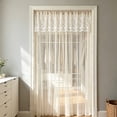 thumbnail image 5 of Lace Door Curtain, Polyester Room Divider Privacy Curtain, Light Filtering Mosquito Mesh Door Panel for Bedroom, Kitchen, Living Room, Home Decor, 5 of 7
