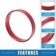 thumbnail image 3 of Unique Bargains 4 Pcs Car Hub Centric Rings OD 56.1mm to ID 54.1mm Hub Centric Rings Wheel Bore Center Spacer Red, 3 of 7