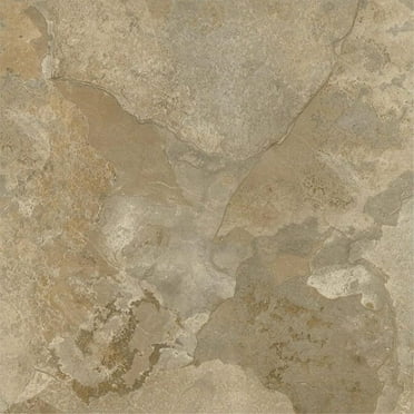 HYYYYH Light Slate Marble 12x12 Self Adhesive Vinyl Floor Tile - 20 Tiles/20 sq. ft.
