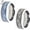 Black, variant on Tungsten Carbide Wedding Band Ring Celtic Triquetra Trinity Knot Mens Womens 8mm I Love You Engraved