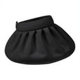 thumbnail image 3 of IDALL Visor Hat Sun Hat Women's Fashion Beach Summer Cycling Empty Top Dual-use Face Cover Sun Hat Beach Hat Summer Hats Black One Size, 3 of 5
