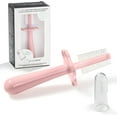 thumbnail image 1 of Grabease Double Sided Toothbrush (Blush), 1 of 8