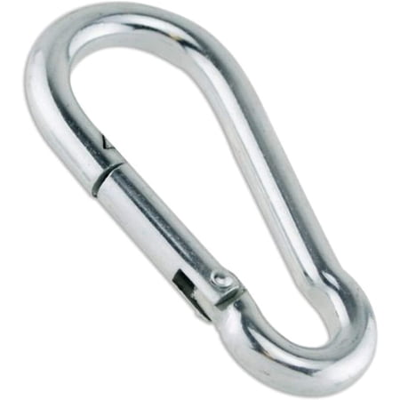 1/4" Zinc Plated Steel Carabiner Snap Hook