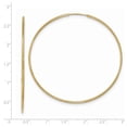 thumbnail image 3 of 10K Yellow Gold Earring Endless Women'S 58 mm Polished Tube Hoop Earrings, 3 of 3