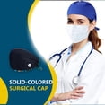 thumbnail image 2 of Sombreros De Operación Doctor Servicio De Larga Duración Color Puro Opaco Pulido Profesional Colores Surtidos Uniforme De Trabajo Gorras De Trabajo 3 Uds seitruly AP008659-02, 2 of 6