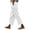 White, variant on Hurxie Women Casual Lightweight Drawstring Elastic Waist Pants with Pockets Gray,2XL