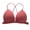 Pinkycolor, variant on Women Simple Bra Thin Straps Wrapping Chest Front Buckle Wireless Bra Sports Cross Back Bra