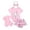 Pink, variant on Easter Outfit for Toddler Short Sleeve Cute Print Bodysuit Tutu Skirts and Headband 4 Pcs Baby Girls Summer Outfit Set 12-18 Months Girl Clothes