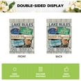 thumbnail image 6 of AVOIN Lake Rules Slogan Wood Garden Flag Vertical Double Sided, Jump Off The Dock Relax Boat Canoe Yard Outdoor Decoration 12.5 x 18 Inch, 6 of 6
