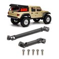thumbnail image 1 of RC Front Rear Drive Shaft, High Strength Steel Lightweight RC Driveshaft Prevent Corrosion  for AXI00005 for SCX24, 1 of 8