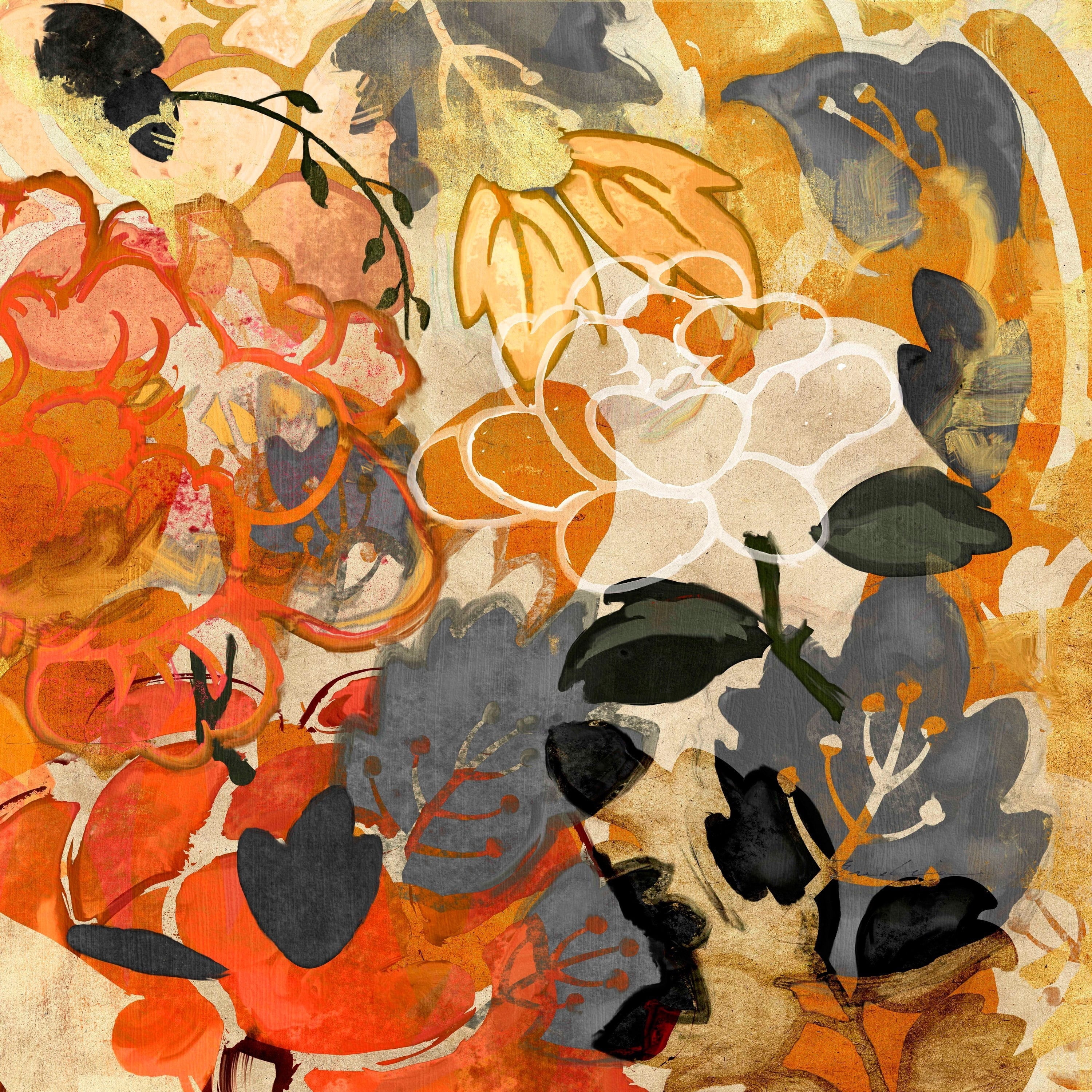 "Meadow Larks" Painting Print on Wrapped Canvas