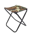 thumbnail image 1 of CSChome Portable Folding Stool Folding Camping Stool High Stability Strong Load-bearing Waterproof Compact Size Collapsible Chair Supplies, 1 of 7