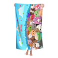 thumbnail image 3 of Squishmallow Toalla de playa de secado rápido con diseño temático, regalo para mujeres y niñas, ideal para cumpleaños, fans, amantes de la música, uso en la playa o al aire libre, 78 × 150 cm, 3 of 6