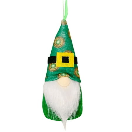 

Amuver St. Patrick s Day Decoration Doll Irish Holiday Cartoon Green Doll Hanging Pendant for Home
