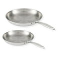 thumbnail image 1 of Lagostina Forte 3 Ply Clad 2-Pack Skillet Set (26cm/ 10 in and 30cm/ 12 in), 18/10 Stainless Steel Interior, Induction Ready, Dishwasher and Oven Safe., 1 of 9