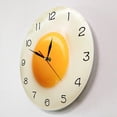 thumbnail image 3 of Fried Egg Poached Egg Wall Clock Egg Yolk Clock Digital Pointer Clock Canteen Restaurant Acrylic Wa, 3 of 5
