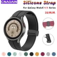 thumbnail image 2 of CNAGAIN Correa De Silicona Original Para Samsung Watch 4/5 40 44mm Reloj 5 Pro 45mm Banda Hebilla Magnética Para Galaxy Classic 42 46mm, 2 of 4