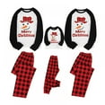 thumbnail image 1 of URMAGIC Christmas Pajamas Matching Sets for Family Red Plaid Tops and Pants Pjs Set Long Sleeve Xmas Sleepwear, 1 of 12