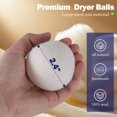 thumbnail image 2 of Pelotas de lana para secadora Gnvop, 6 unidades, 6 cm, suavizante natural, 2 of 7