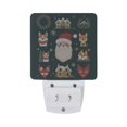 thumbnail image 5 of Yayeee LED Plug in Night Light for The Home with Auto Dusk to Dawn Light Sensors, 2 Pack, Green Christmas, 5 of 6