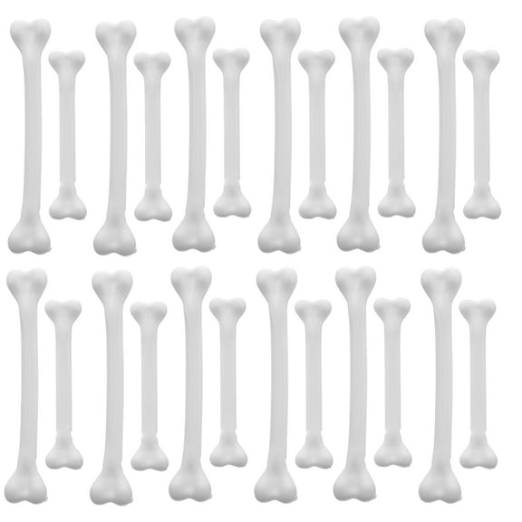 BESTONZON 50Pcs White Bone Stirrer Rods Plastic Beverage and Coffee Mixing Sticks for Bars