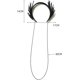 thumbnail image 5 of Diadema gótica de Lolita negra para Halloween, diadema Vintage, diademas para el pelo, corona para mujeres y niñas, 5 of 5