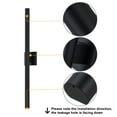 thumbnail image 3 of C Cattleya Black 2-Light 30W Dimmable LED Outdoor Wall Light with Frosted Glass Diffuser, 3 of 8