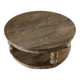 thumbnail image 4 of Furniture of America Tanenbaum 1-Shelf Coffee Table, Oak, 4 of 8