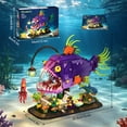 thumbnail image 6 of Simarrant 1145PCS Anglerfish Building Set with Lights, Ocean Animal Model, ABS Building Blocks for Adults Teens 12+, 6 of 10