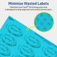 thumbnail image 5 of Avery Printable Oval Labels, Bright Blue, 1-1/8" x 2-1/4", 420ct, 5 of 11