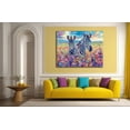 thumbnail image 3 of Zebra Canvas Art Zebras Wall Decor Canvas Wall Art For Livingroom Bedroom Office, 3 of 6