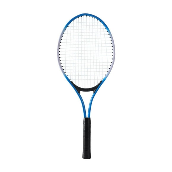 Raqueta de tenis portátil con agarre antideslizante y cuerdas de nailon para parque, playa y jardín Niños Azul