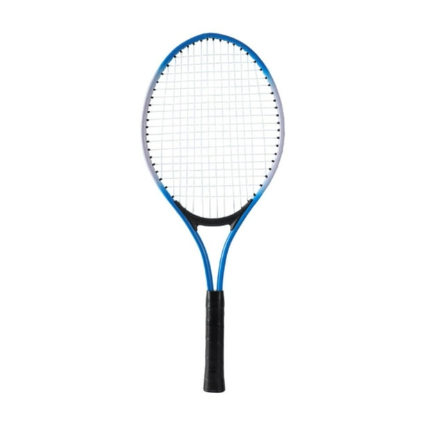 Raqueta de tenis Raqueta de tenis Práctica Agarre antideslizante Resistente a golpes Profesional Niños Azul