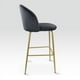 thumbnail image 3 of Sillas Altas Zurich Mirel Banco Desayunador Tapizado con Asiento Suave 2 Piezas Gris, 3 of 6