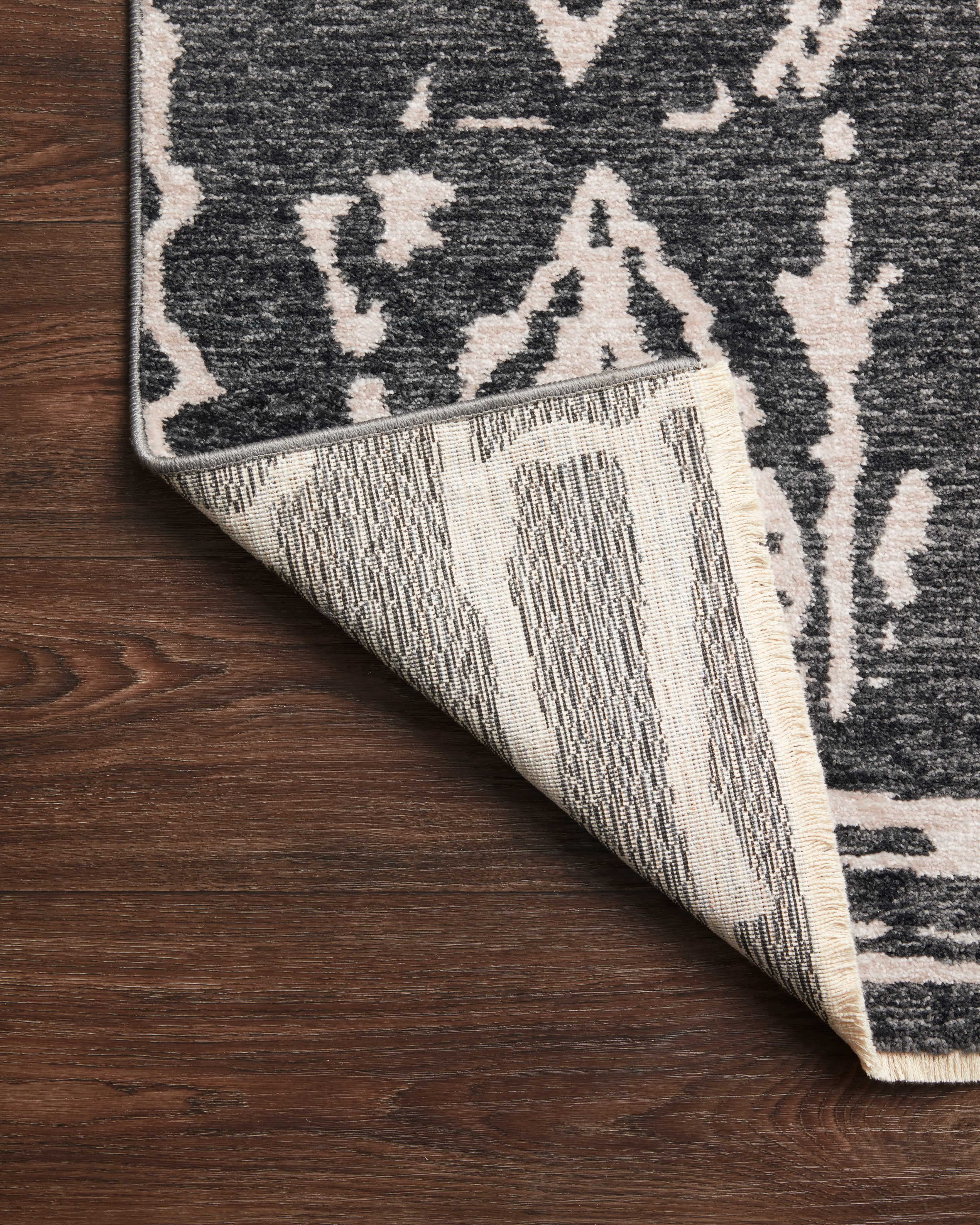 Loloi Vance Charcoal / Dove 2'-7" x 12'-0" Runner Rug