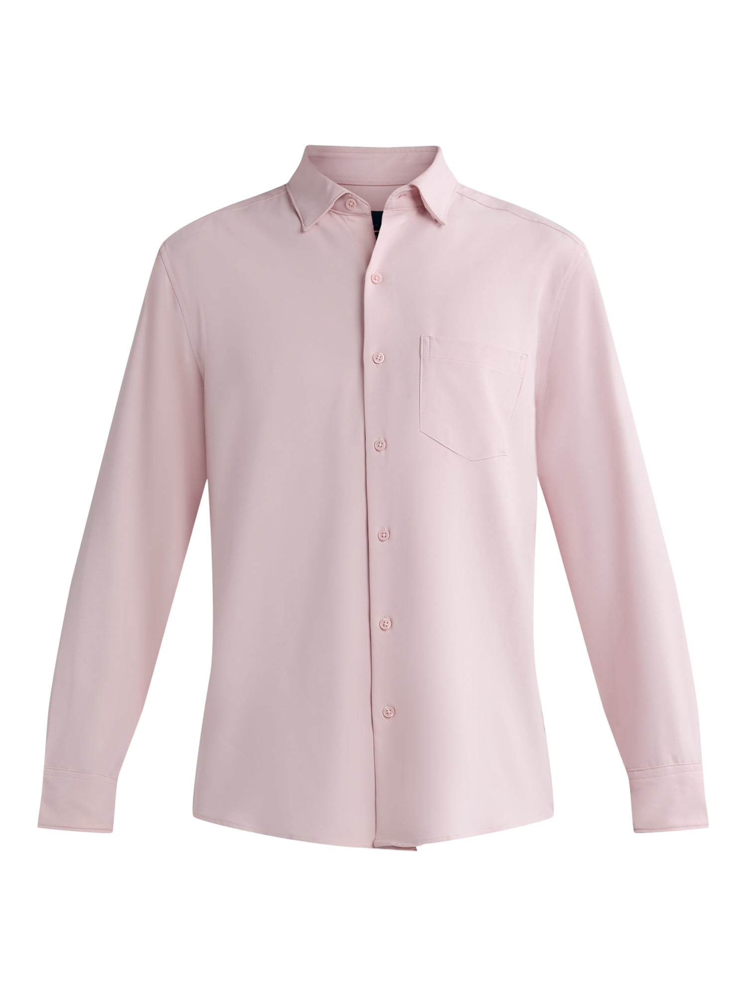 George Men’s Performance Dress Shirt with Long Sleeves, Sizes S-3XL